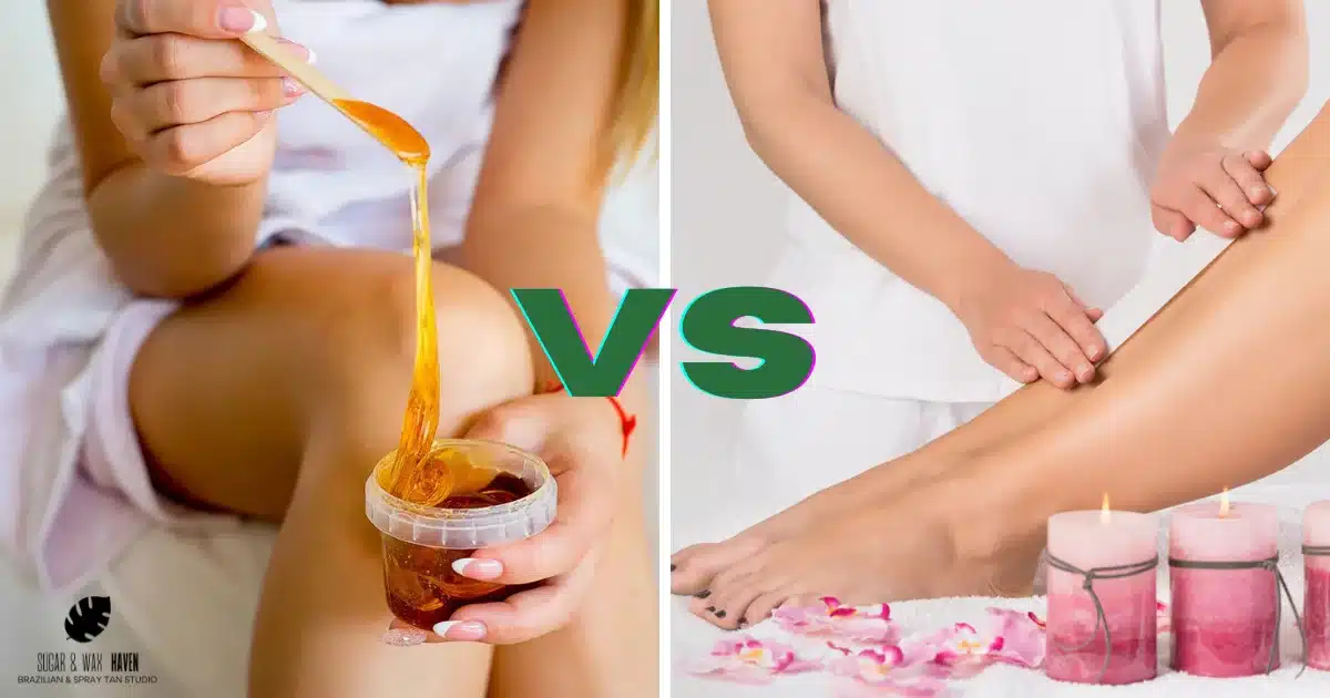 Showing difference between Professional vs. at-home sugaring: what’s best for newbies?