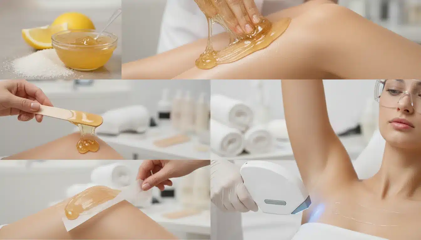The Differences between Sugaring, Waxing, and Lasering.