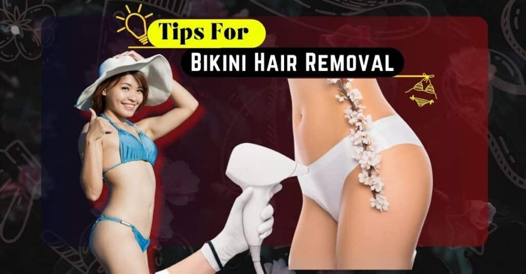 Clean Bikini Hair Removal Area 