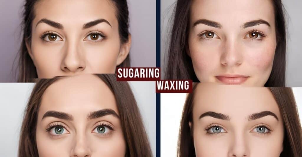 sugaring vs waxing highlighting the difference.