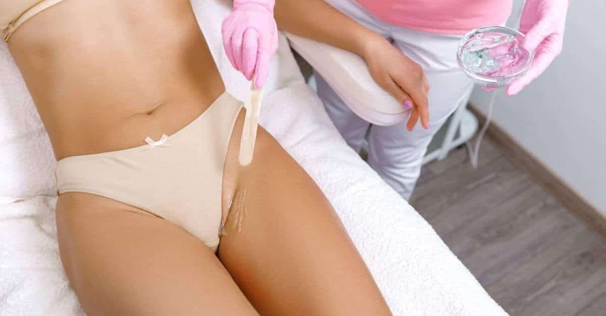 Benefits of Brazilian waxing include helping eliminate dead skin and clogged pores.