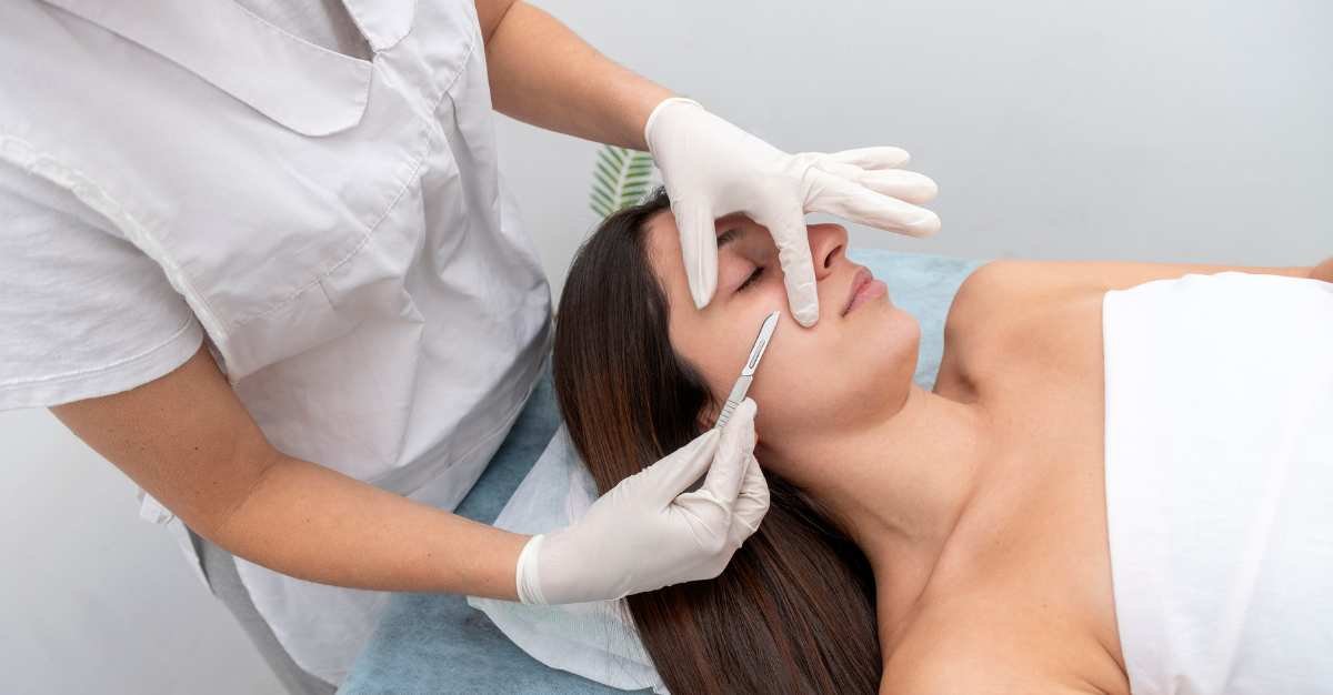 Shows visible results: what is Dermaplaning facial