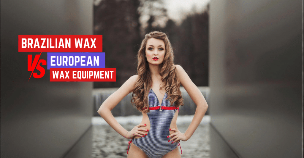 Visual shows the difference between Brazilian wax vs European wax.