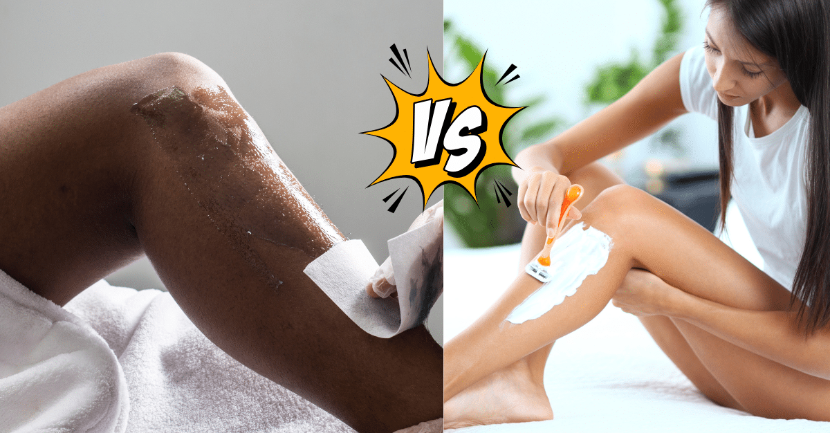 Just Give A General Picture Where Will Be Written (A Battle Between Sugaring Vs Shaving) And At The End With Small Text (Who Wins The War? Lets Check Now)