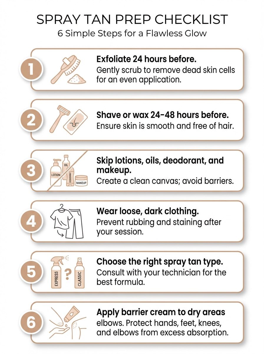 6 Best Spray Tan Tips To Follow-Sugar Wax Heaven