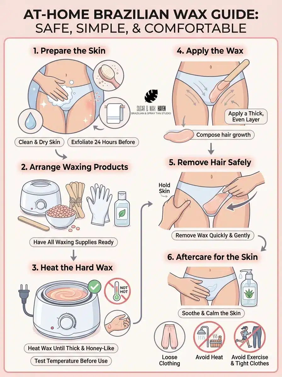 Step-by-Step Guide to Doing a Brazilian Wax at Home