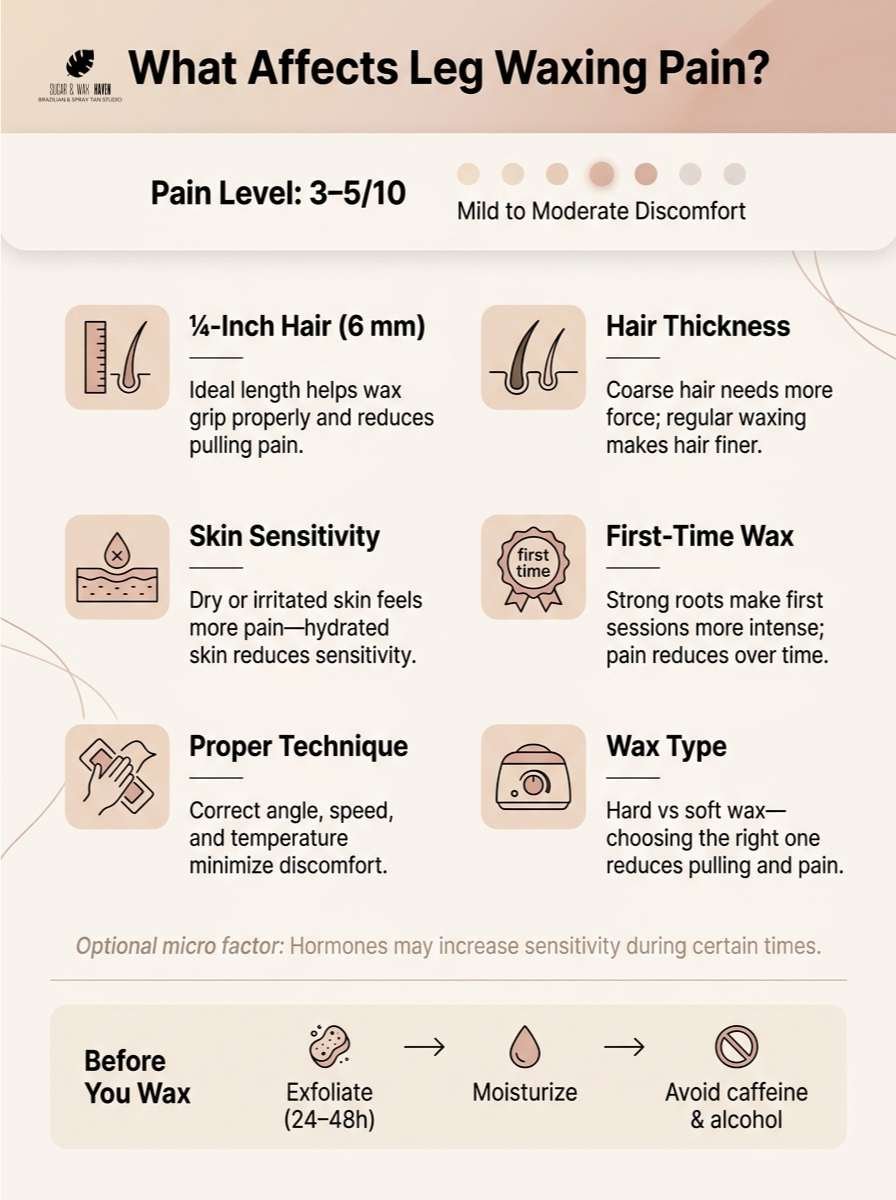 Factors That Can Affect How Much Leg Waxing Hurts