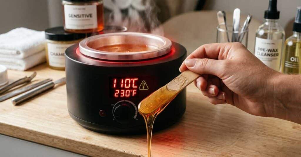 Leg Waxing Temperature Guide to Avoid Burns