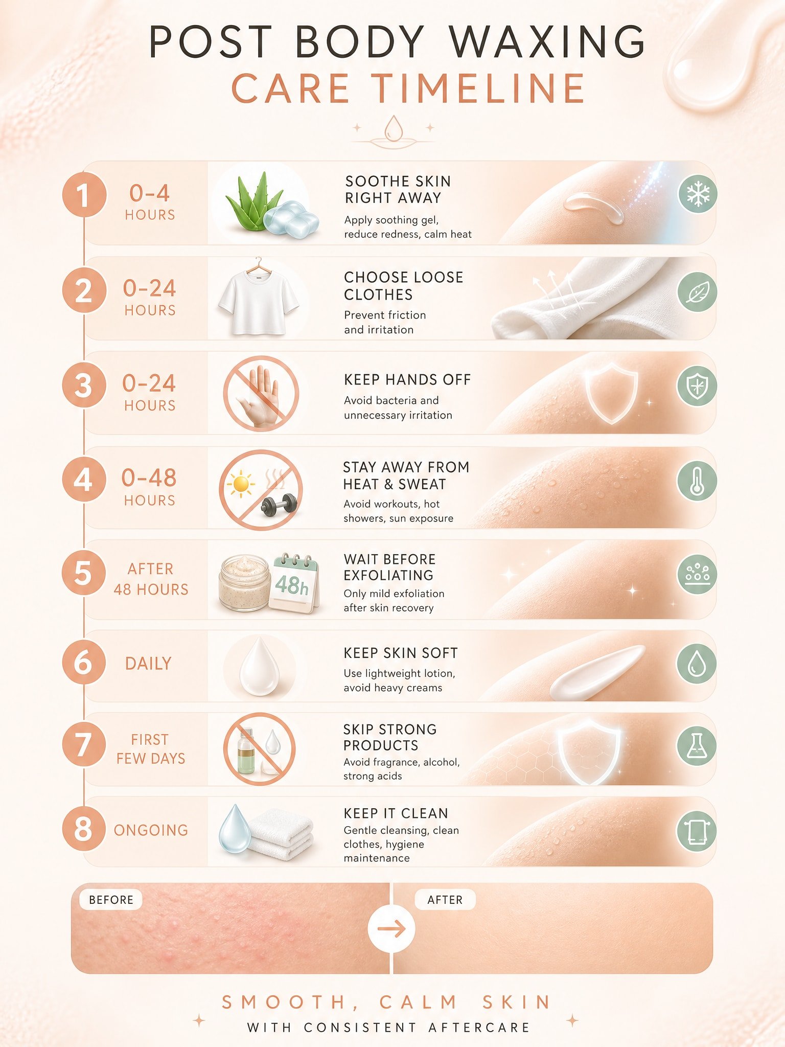 8 Essential Waxing Aftercare Tips to Prevent Bumps & Ingrown Hairs