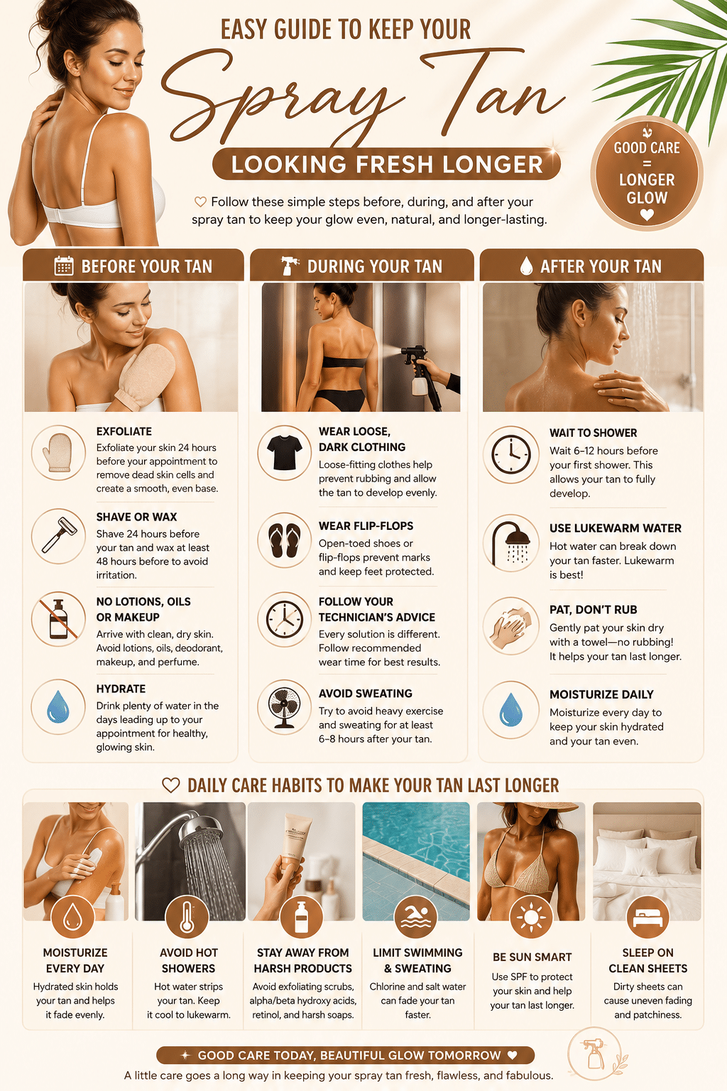 Easy Guide to Keep Your Spray Tan Looking Fresh Longer