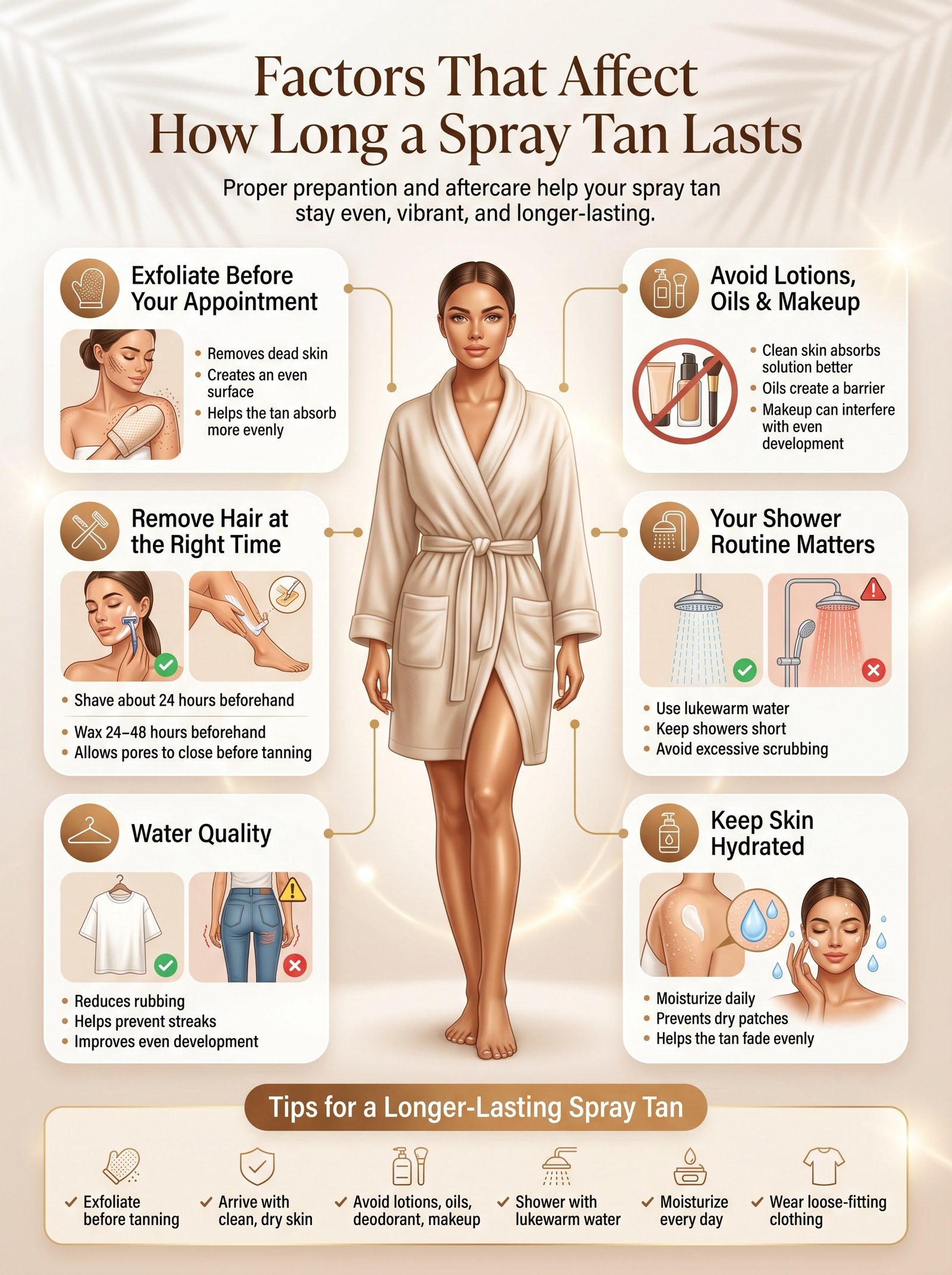 Key Factors That Impact How Long a Spray Tan Lasts