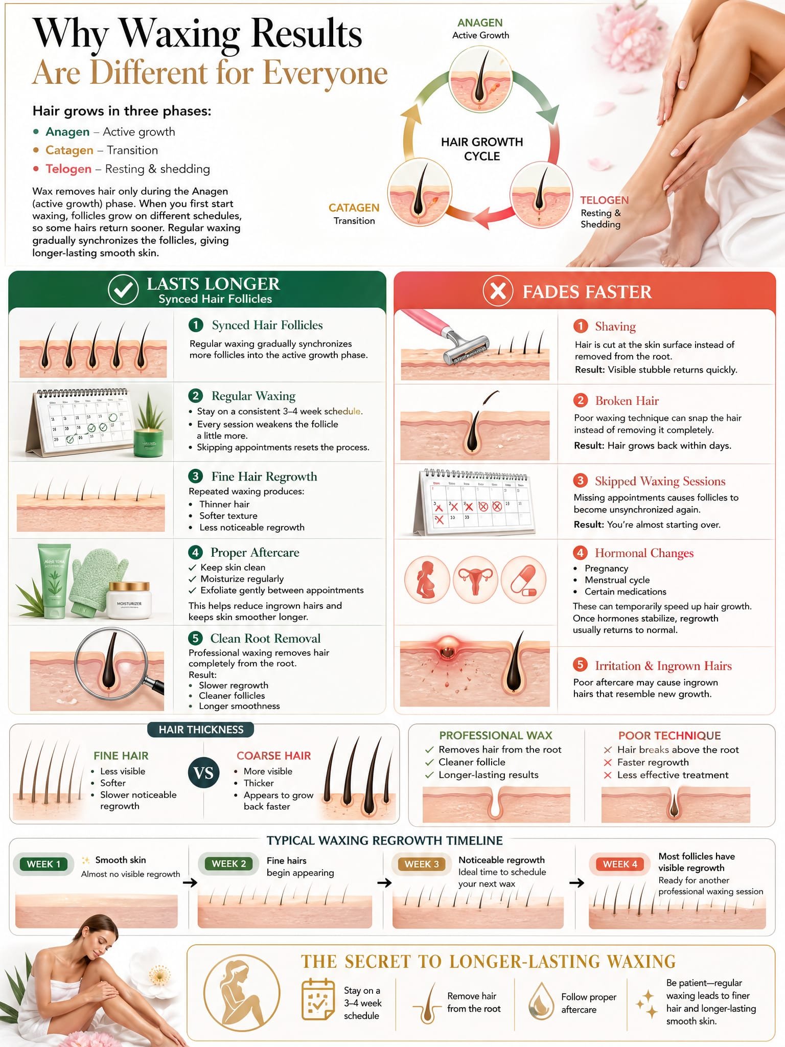 What Affects How Long an Underarm Wax Lasts