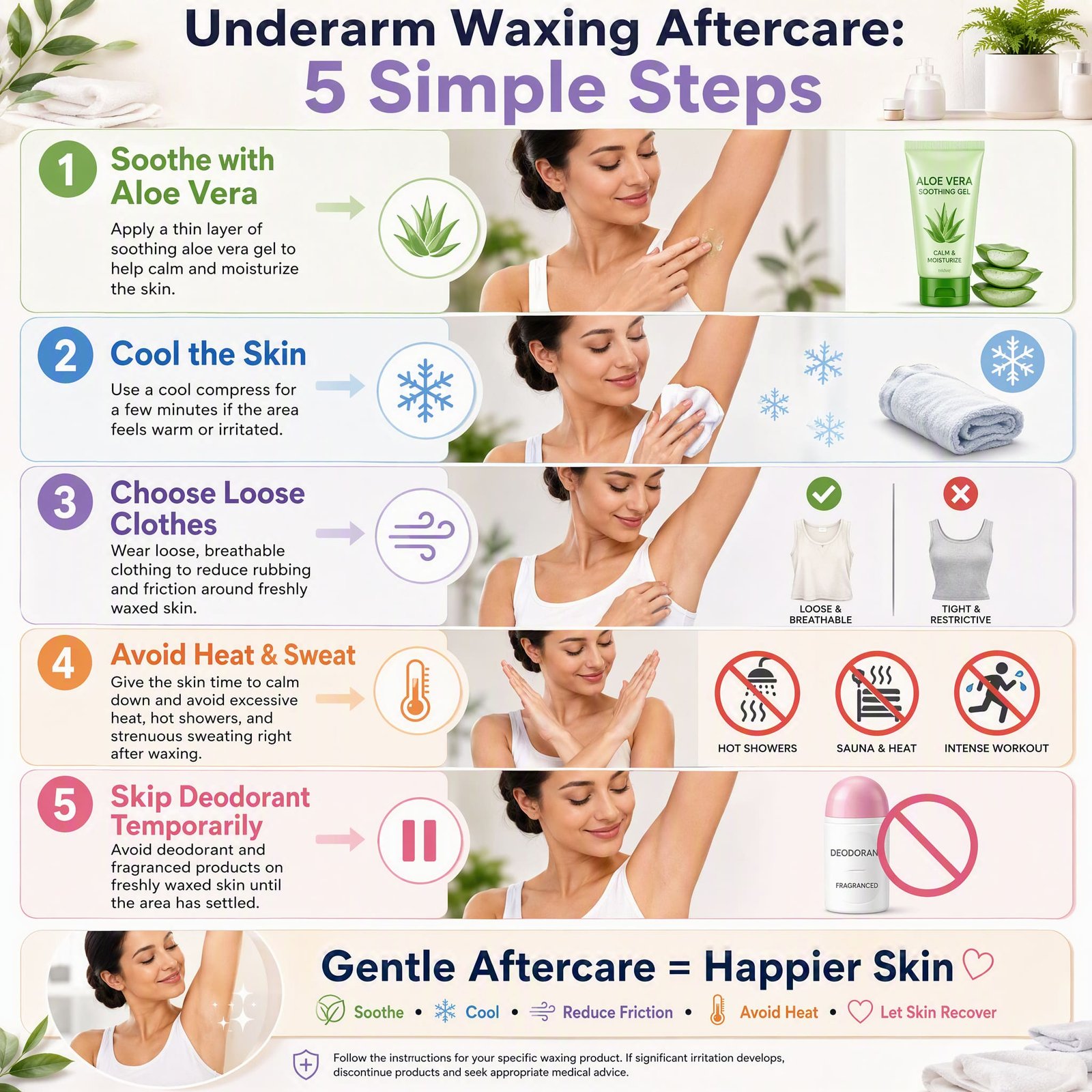 Aftercare Tips for Underarm Waxing