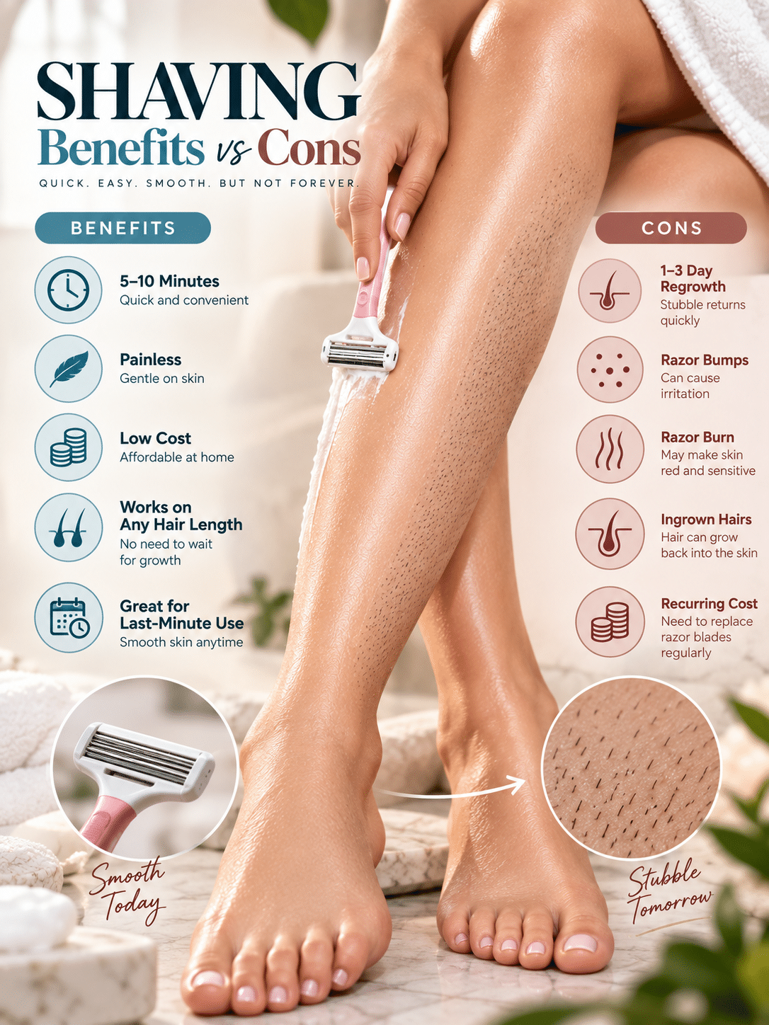 Shaving Pros and Cons